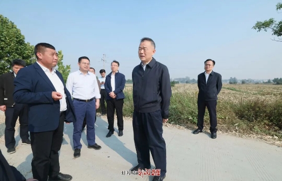 马军到固镇县调研秋收秋种工作